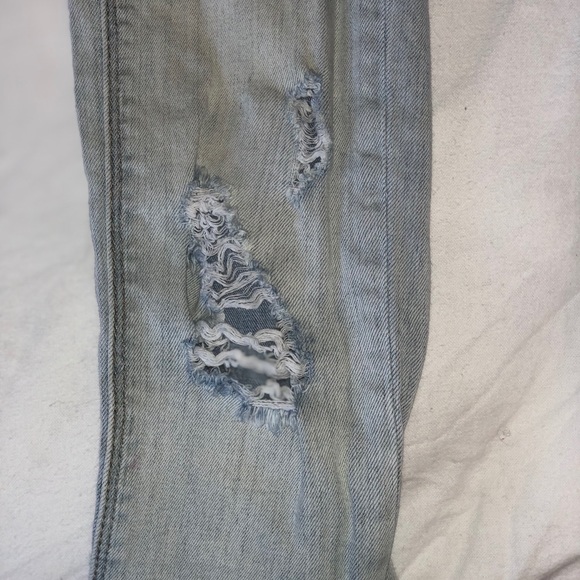 Roxy Ripped Blue Jeans - Picture 3 of 6